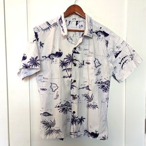 🏝️Hawaiian style shirt, White